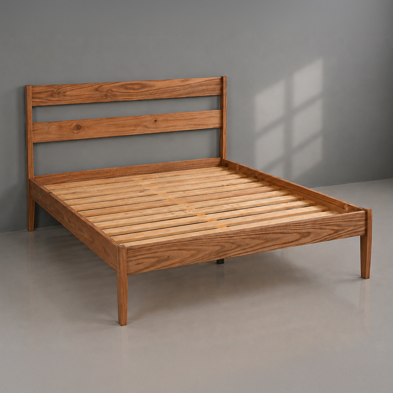 Kooi Zina Bed (Teak) | Free Nationwide Delivery