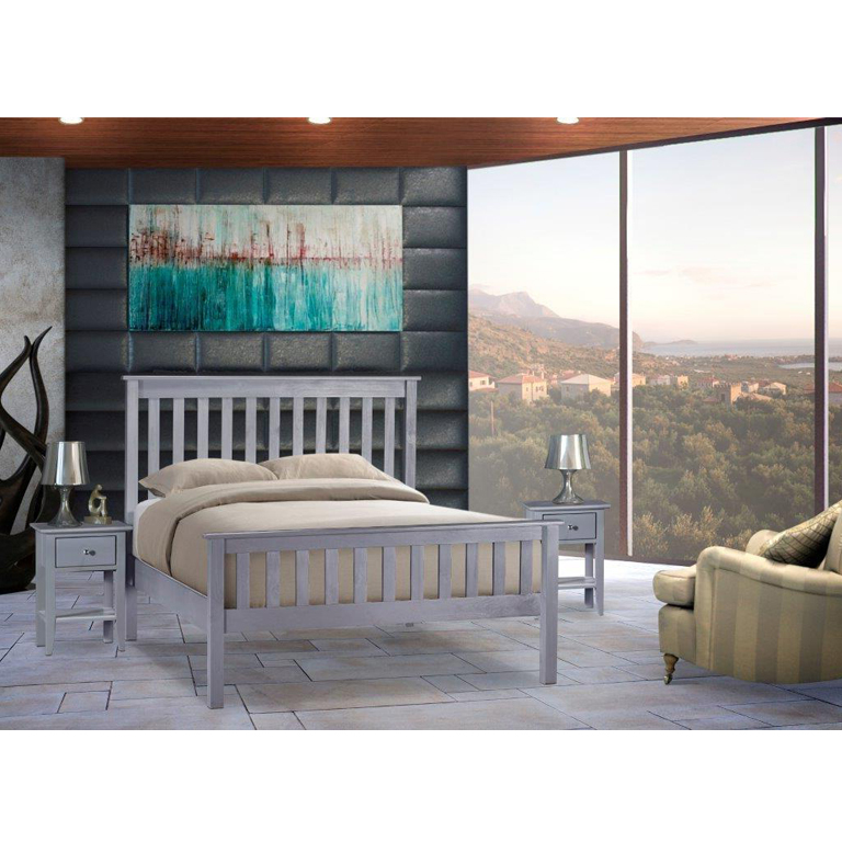 Charlene Hi-Foot Bed (Graphite)