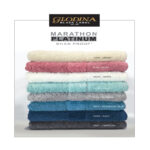 Glodina Marathon 580gm (White) Towel Bulk Pack