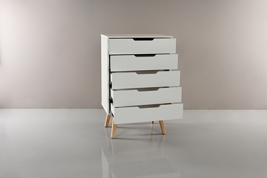 Denver 5 Drawer Tallboy | Free Nationwide Delivery
