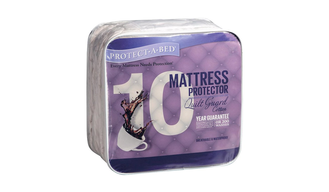 Protect A Bed Quilt Guard Protector packaging.