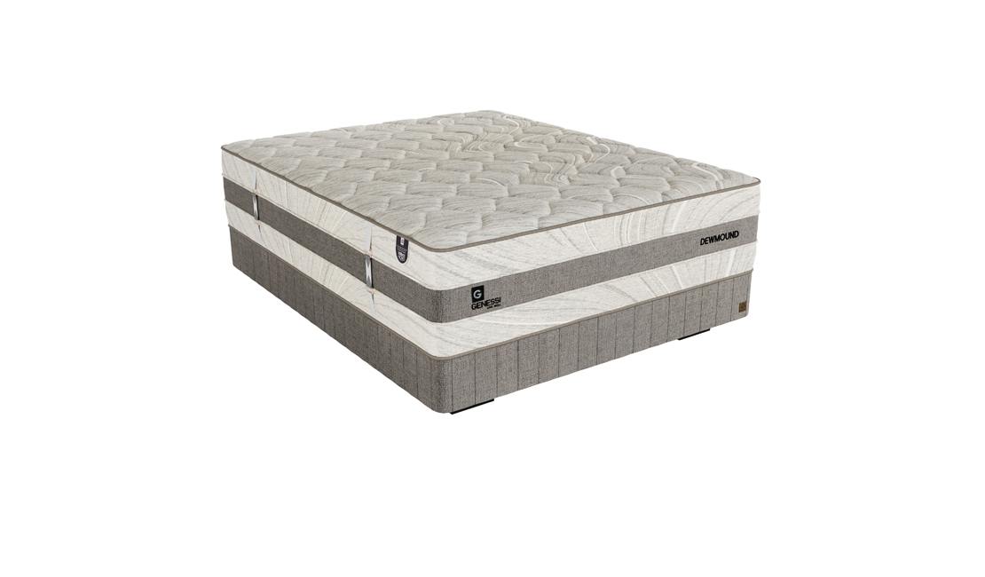 Genessi Premium Dewmound Bed against a white background.